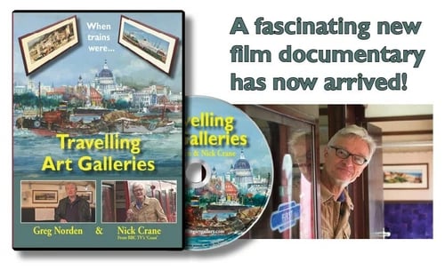 Da tog var rullende kunstgallerier - Dokumentarfilm DVD