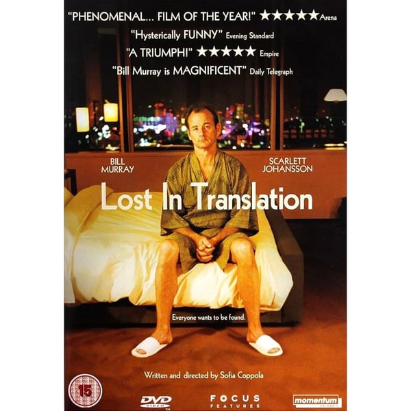 Lost In Translation (DVD, 2004) med Bill Murray, Drama
