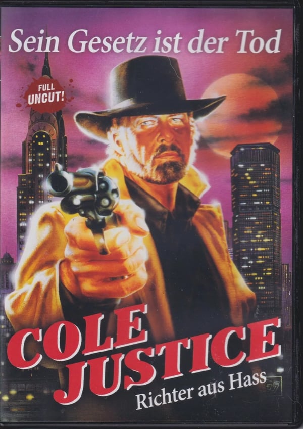 Cole Justice - UNCUT DVD (1989) Cole Justice - UNCUT DVD (1989)
