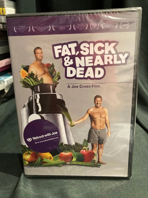 FAT, SICK & NEARLY DEAD DVD - Joe Crossin elokuva FAT, SICK & NEARLY DEAD DVD - Joe Crossin elokuva