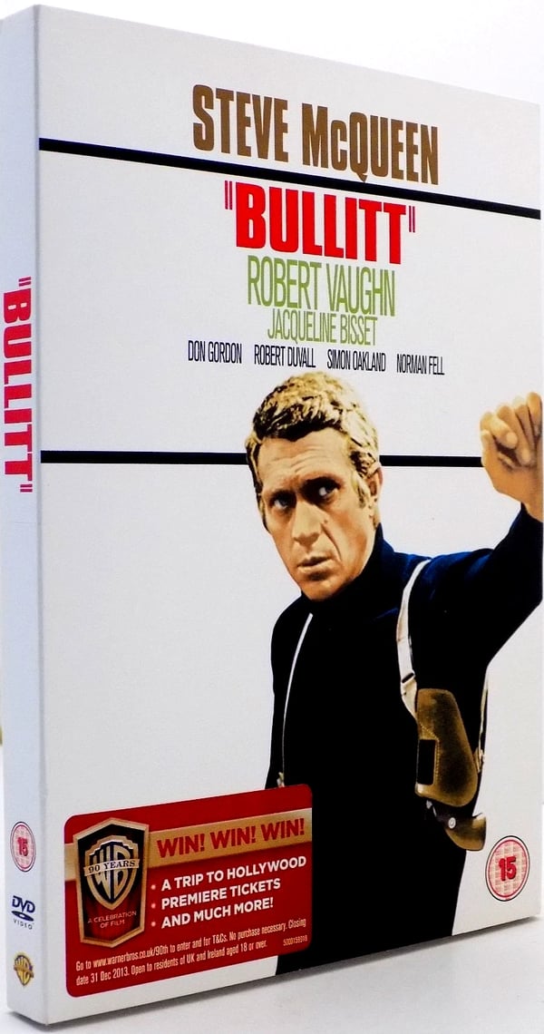 Bullitt (1968) DVD (2013) Region 2 – Steve McQueen, Jacqueline Bisset
