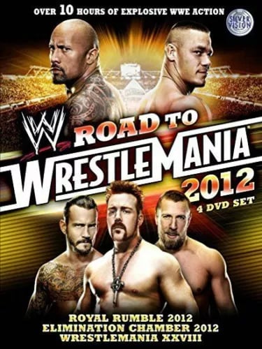 WWE - The Road To Wrestlemania (DVD 4-Disc Set) - The Rock ,John Cena Brand New