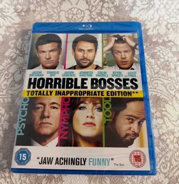 Horrible Bosses Blu-ray + DVD (Region Free) - Svart komedie