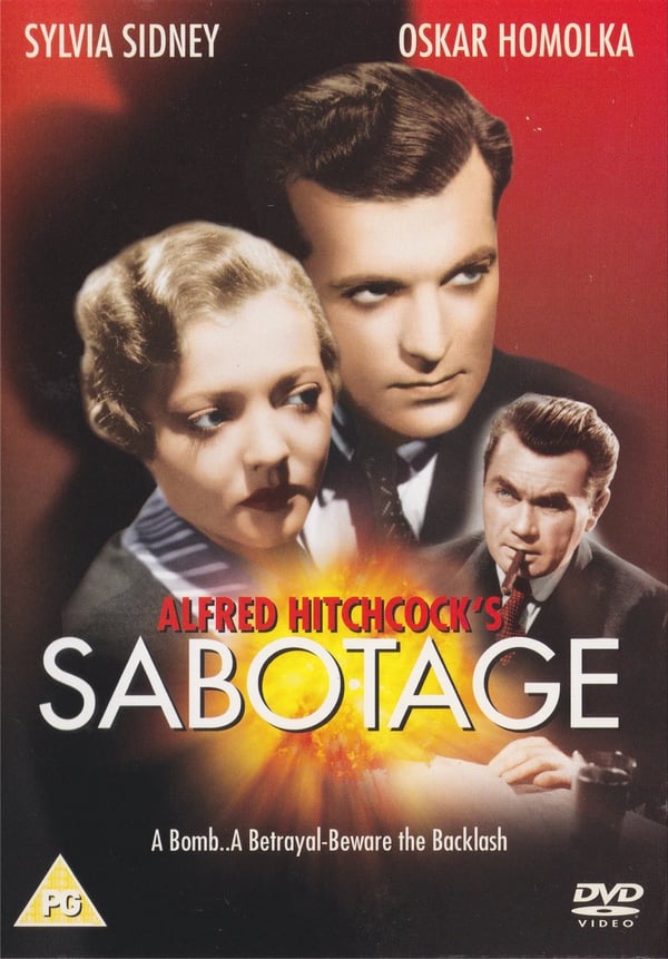 Sabotage - Sylvia Sidney, Oskar Homolka - Region 2 DVD Brand New Sabotage - Sylvia Sidney, Oskar Homolka - Region 2 DVD Brand New