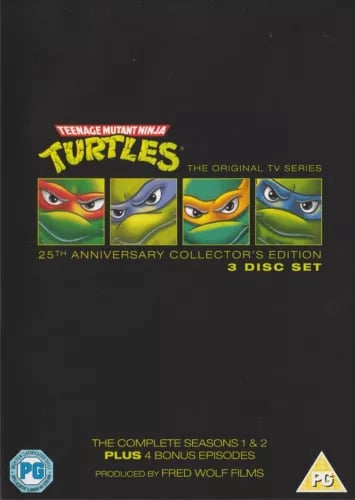 TMNT Teenage Mutant Ninja Turtles Sesong 1 & 2 - 25th Anniversary DVD TMNT Teenage Mutant Ninja Turtles Sesong 1 & 2 - 25th Anniversary DVD