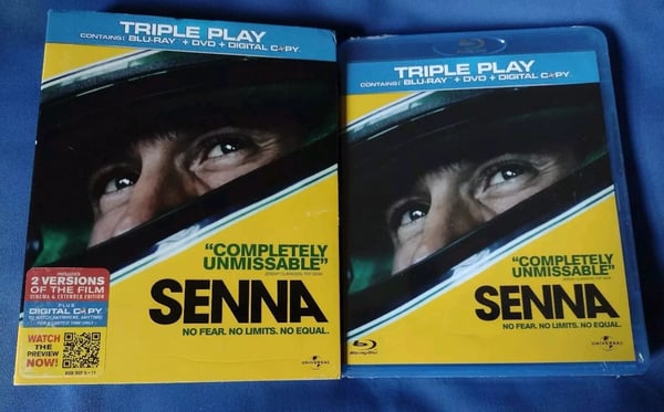 AYRTON SENNA (2010) BLU RAY + DVD ASIF KAPADIA Brand New