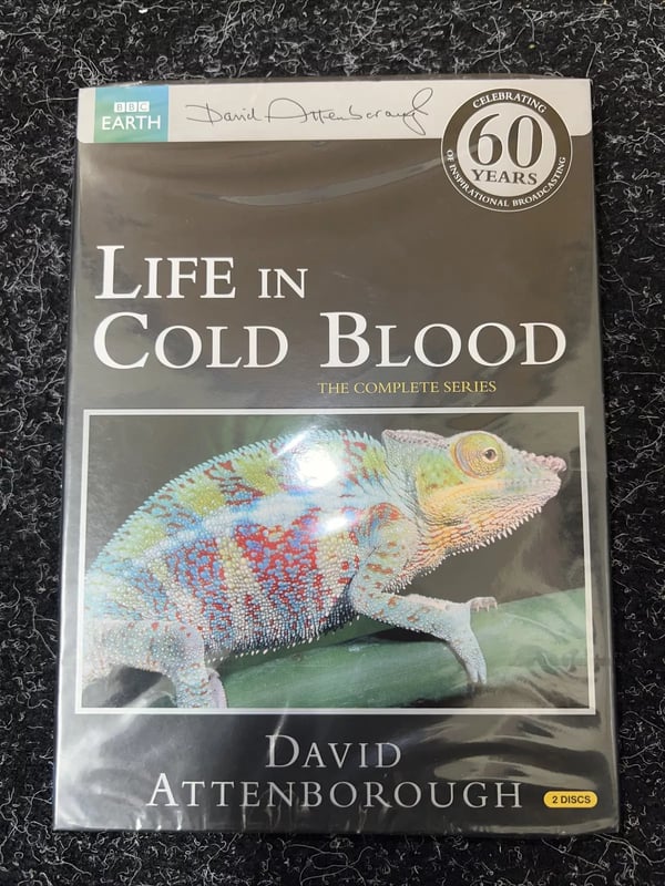 Life In Cold Blood (DVD) And BBC Earth David Attenborough Brand New