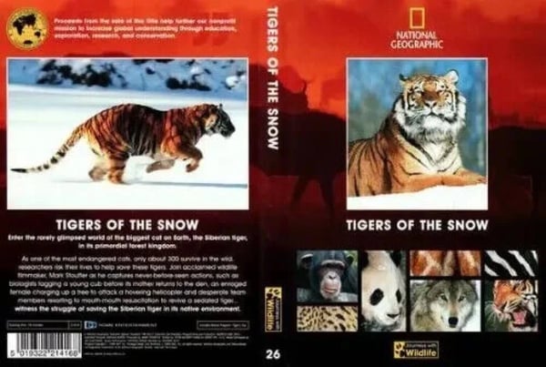 Tigers of the Snow DVD - National Geographic Dokumentar (2004)