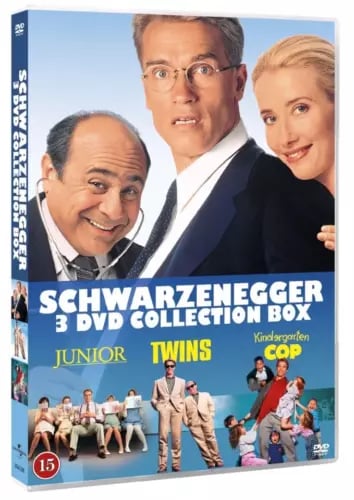 Schwarzenegger Filmkolleksjon DVD (Engelsk tale)