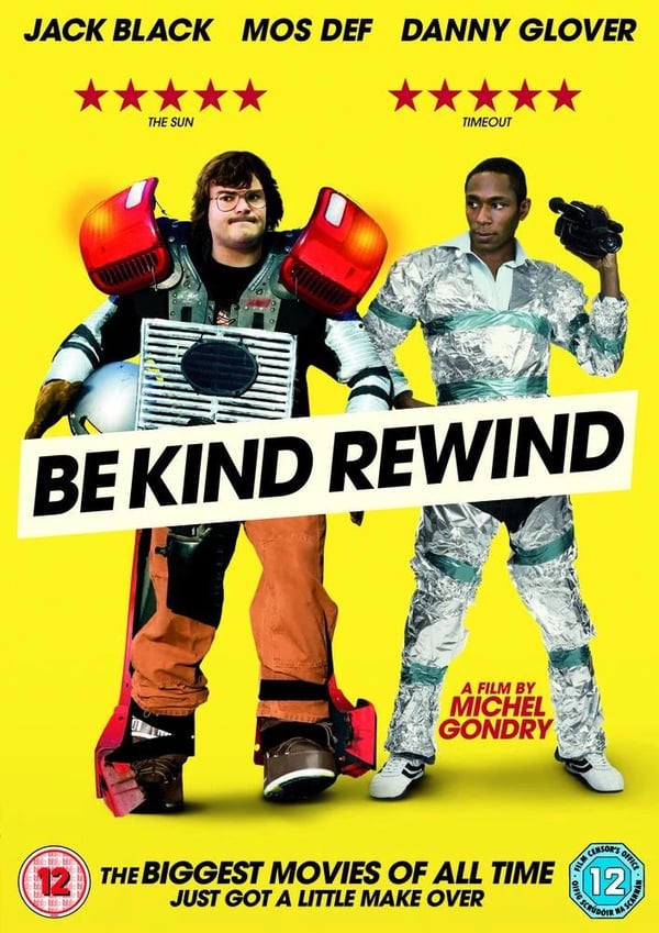 Be Kind Rewind DVD – Komedi med Jack Black