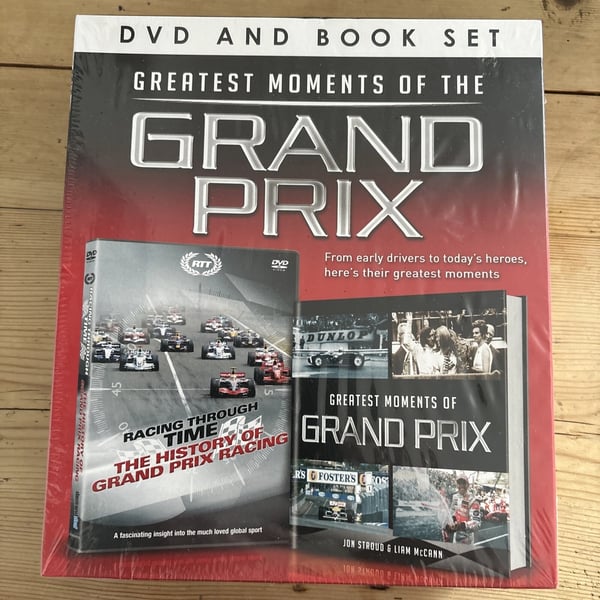 Greatest Moments of the Grand Prix DVD/Book Set - 26 Of The Most Iconic Moments Brand New Greatest Moments of the Grand Prix DVD/Book Set - 26 Of The Most Iconic Moments Brand New