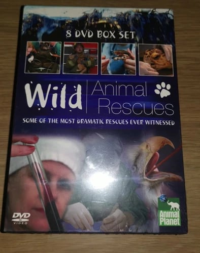 Wild Animal Rescues (DVD, 2007, 8-Disc Set) and Brand New
