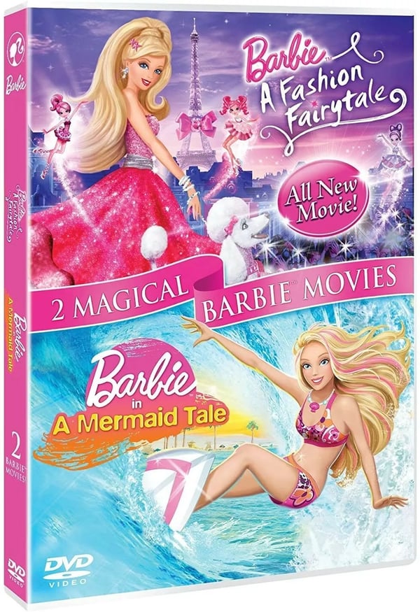 Barbie: Muotisatu & Merenneitosatu – 2 Taianomaista Elokuvaa (DVD) Barbie: Muotisatu & Merenneitosatu – 2 Taianomaista Elokuvaa (DVD)