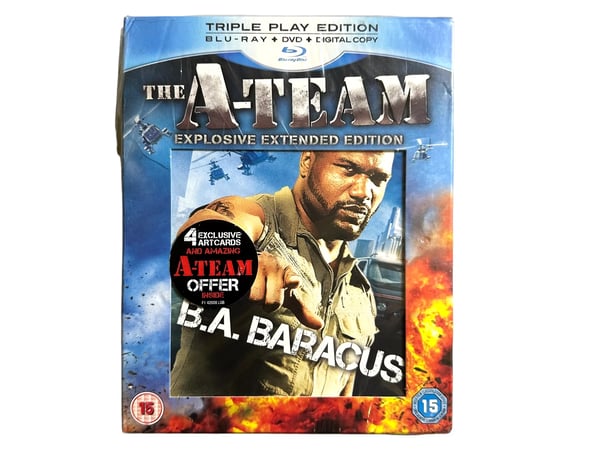 The A-Team - Explosive Extended (Blu-ray/DVD, 2010) + 4 Exclusive Art Cards (N2) Brand New The A-Team - Explosive Extended (Blu-ray/DVD, 2010) + 4 Exclusive Art Cards (N2) Brand New