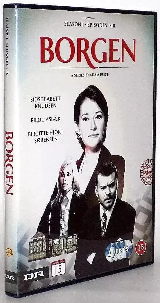 Borgen - Season 1 Complete - DVD Danish Political Drama - Sidse Babett Knudsen Brand New