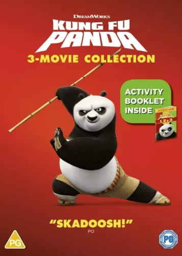 Kung Fu Panda 1-3 (3 Movie Collection) [DVD] [2022] [Region 2] - Brand New