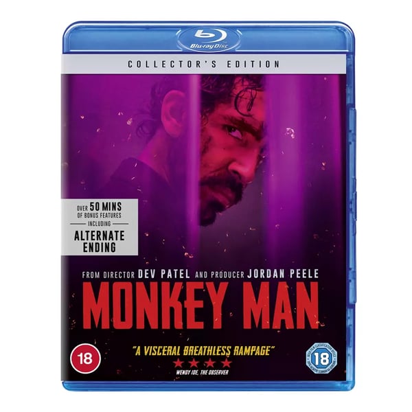 Monkey Man [18] Blu-ray Brand New