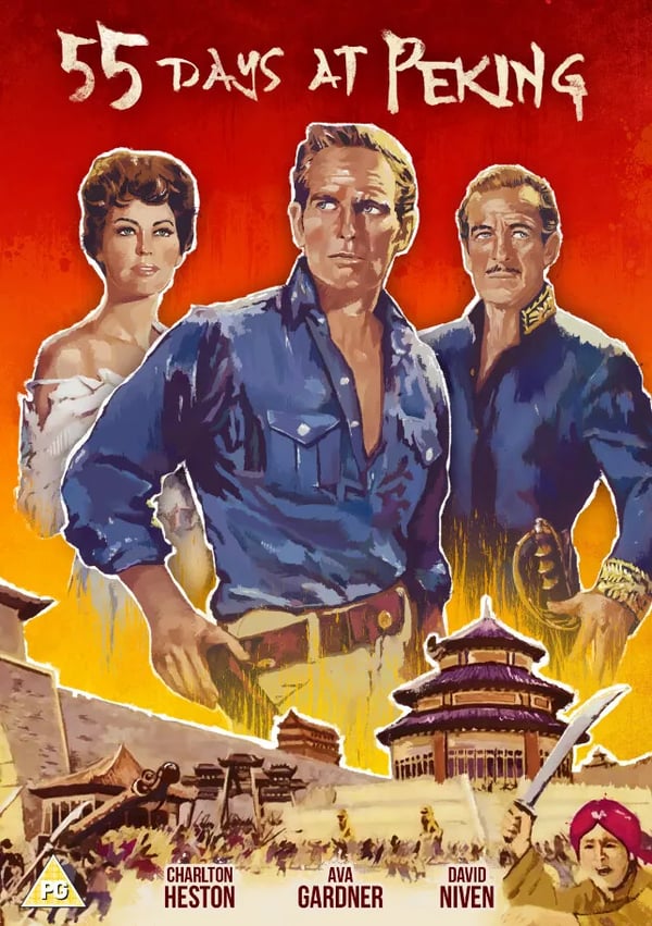 55 Days at Peking [PG] DVD Brand New