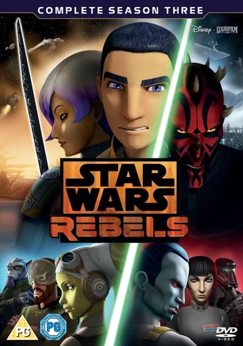 Star Wars Rebels: Sesong 3 (DVD) med Simon Kinberg Star Wars Rebels: Sesong 3 (DVD) med Simon Kinberg