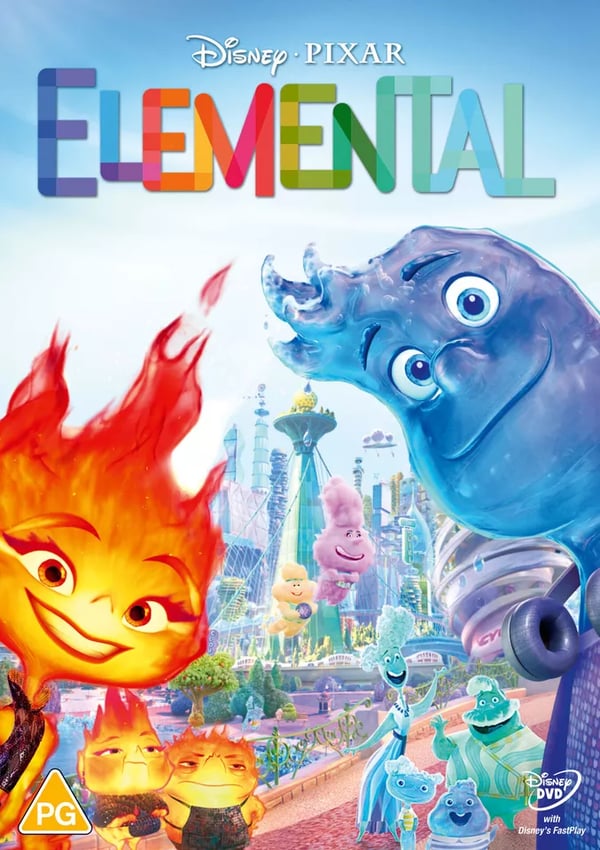 Elemental (DVD, 2023, 1-Disc) Brand New