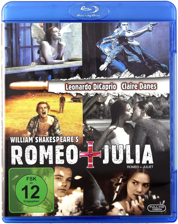Romeo und Julia (1996) – Blu-ray (Alue A, B & C) Romeo und Julia (1996) – Blu-ray (Alue A, B & C)
