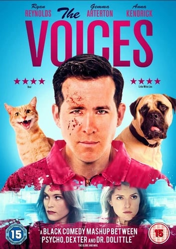 THE VOICES (2014) (DVD 2015) RGN 2 BBFC 15 RYAN REYNOLDS Brand New