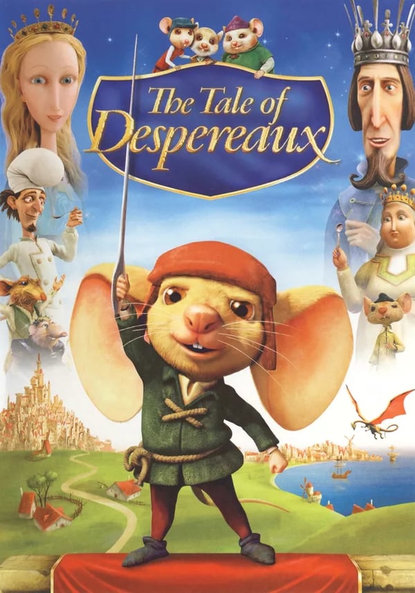 Sagan om Despereaux [DVD] [2008] – Animerat familjeäventyr