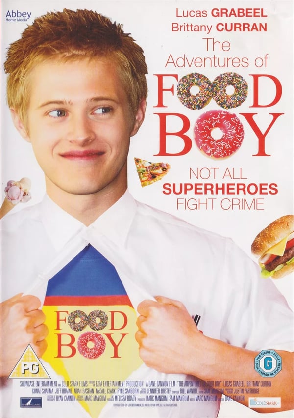 The Adventures Of Food Boy - Lucas Grabeel, Brittany Curran - Region 2 DVD Brand New
