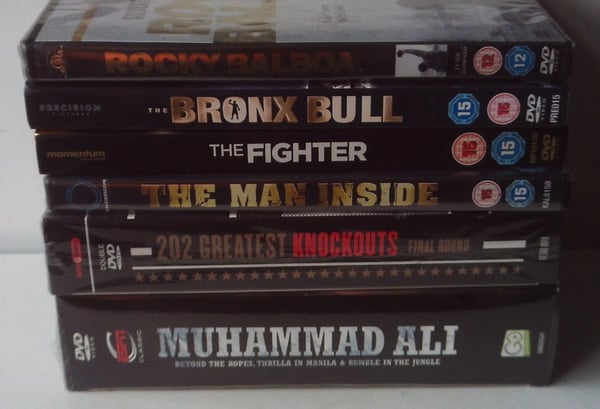 Rocky Balboa, The Inside Man, Fighter, Muhammad Ali, Bronx Bull DVD Boxing Brand New Rocky Balboa, The Inside Man, Fighter, Muhammad Ali, Bronx Bull DVD Boxing Brand New
