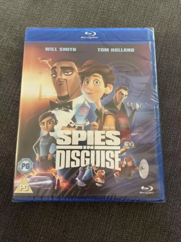 Spies in Disguise Blu-ray Will Smith 2020 Value Guaranteed Brand New