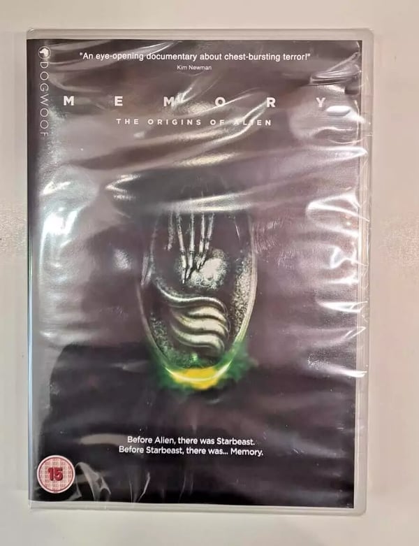 MEMORY THE ORIGINS OF ALIEN DVD Brand New MEMORY THE ORIGINS OF ALIEN DVD Brand New