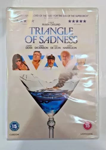 TRIANGLE OF SADNESS DVD Brand New TRIANGLE OF SADNESS DVD Brand New