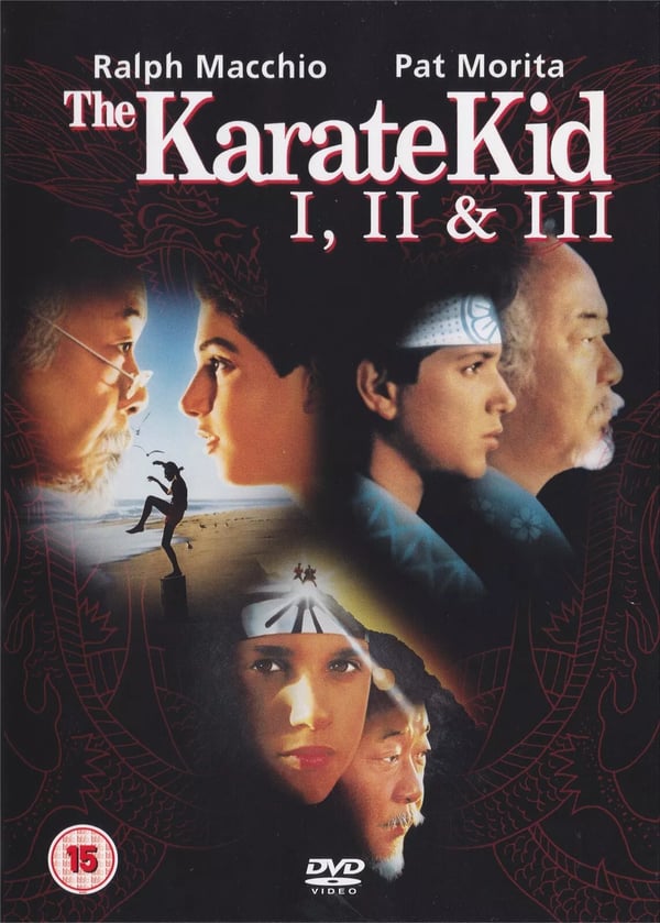 Karate Kid 1, 2 & 3 - Ralph Macchio, Pat Morita - DVD Box (Region 2)