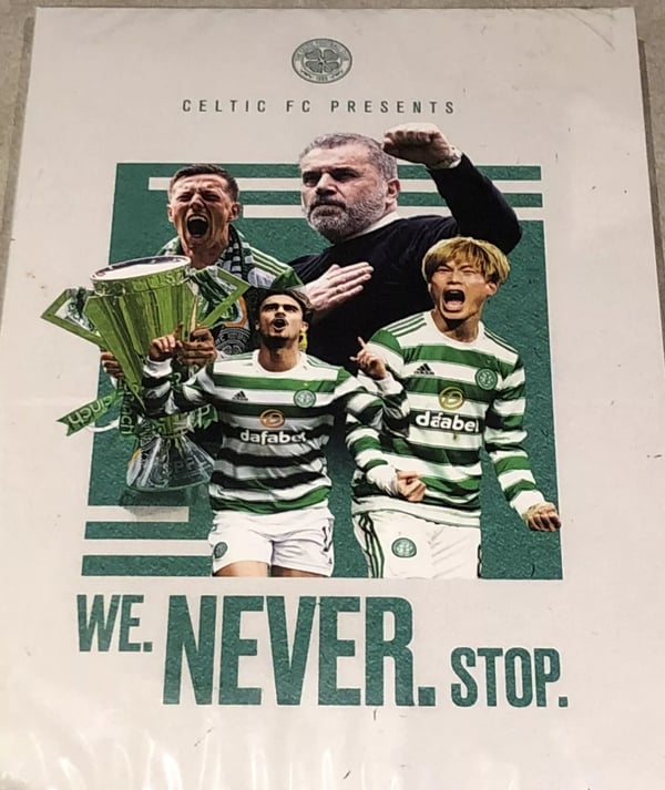 Glasgow Celtic - We Never Stop DVD Season 2021/22 Glasgow Celtic - We Never Stop DVD Season 2021/22