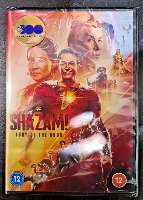 SHAZAM FURY OF THE GODS DVD Brand New