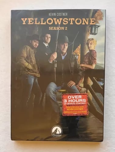 Yellowstone, Complete Season 2 DVD, Second Series 2, Two US IMPORT Region 1, Brand New