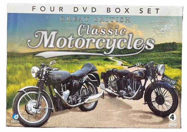 Great British Classic Motorcycles Four DVD Box Set Documentary Brand New