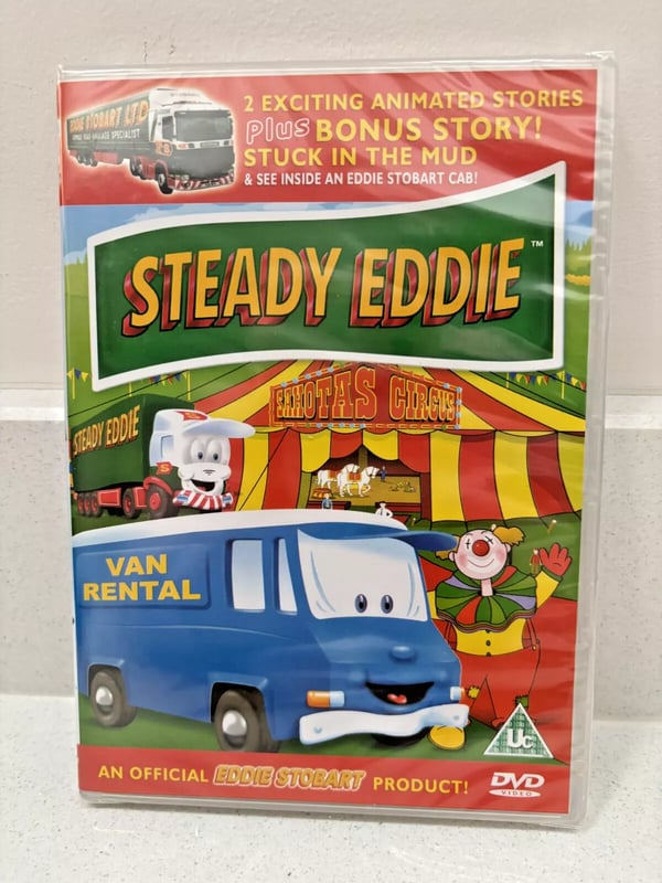 Steady Eddie Stobart Joins the Circus DVD Factort Brand New