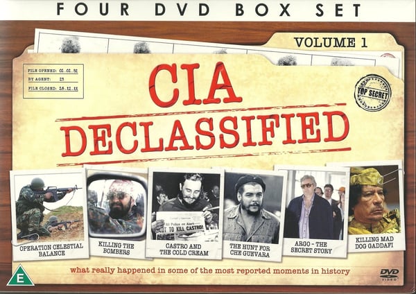CIA DECLASSIFIED 4 DVD BOX SET - TRUE STORIES OF THE CIA'S MAJOR OPERATIONS Brand New