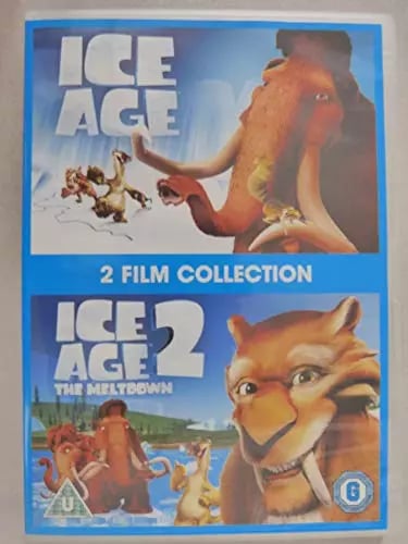Ice Age 1 + Ice Age 2: Istiden & Istiden 2 (DVD, 2014)