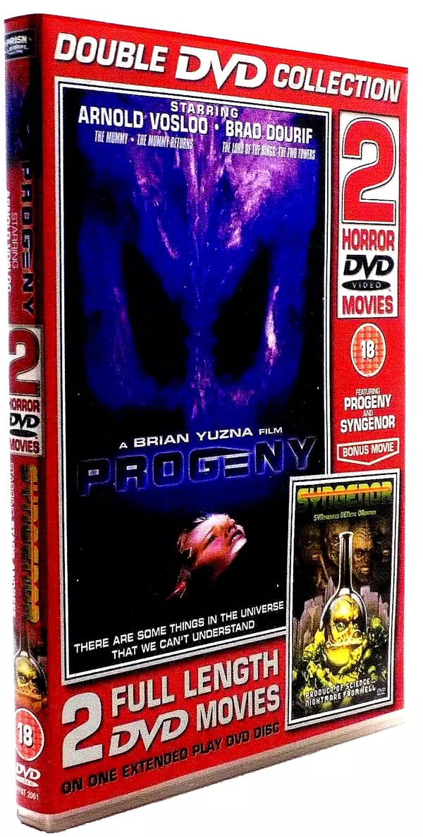 Progeny (1998) & Syngenor (1990) Double Film DVD Arnold Vosloo, Starr Andreeff Brand New