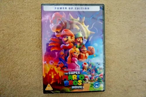 THE SUPER MARIO BROS MOVIE DVD Brand New