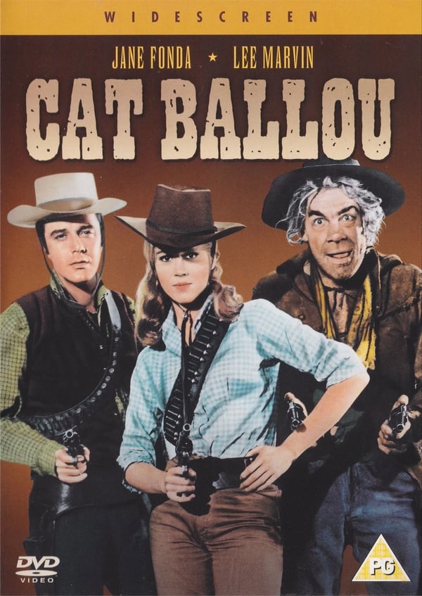 Cat Ballou - DVD (1965) med Jane Fonda og Lee Marvin