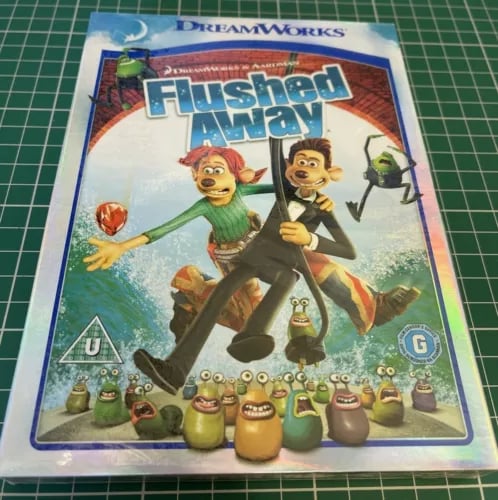 Flushed Away DVD with Cover and Brand New