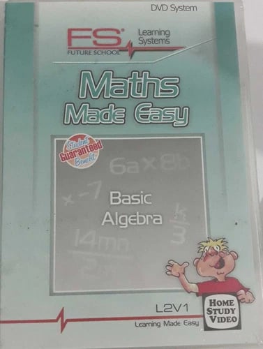 L2 V1 Maths Made Easy Basic Algebra PC DVD ROM Brand New