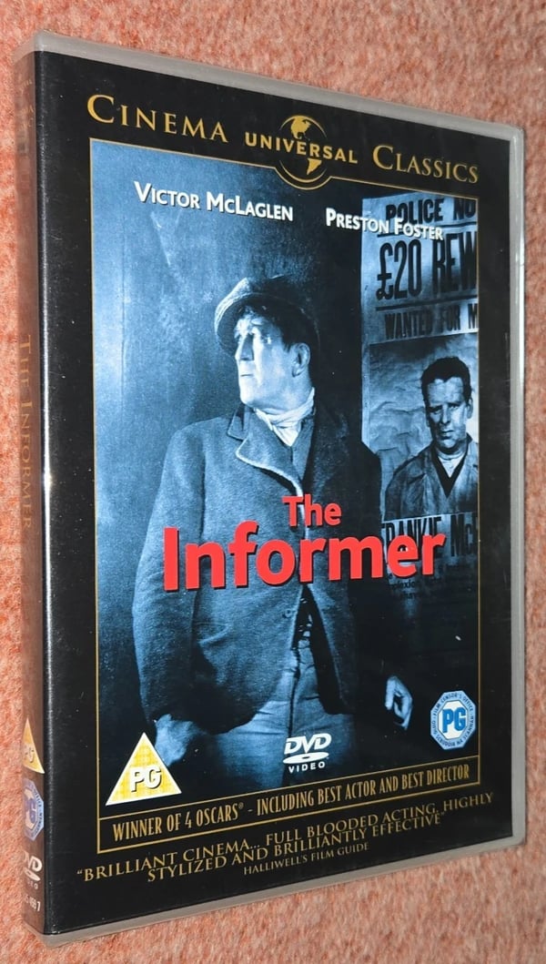 The Informer (1935) DVD - Victor McLaglen, John Ford