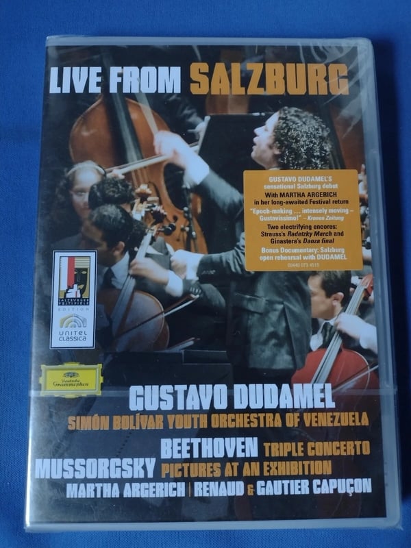 Live From Salzburg (DVD, 2008) – Gustavo Dudamel, Martha Argerich