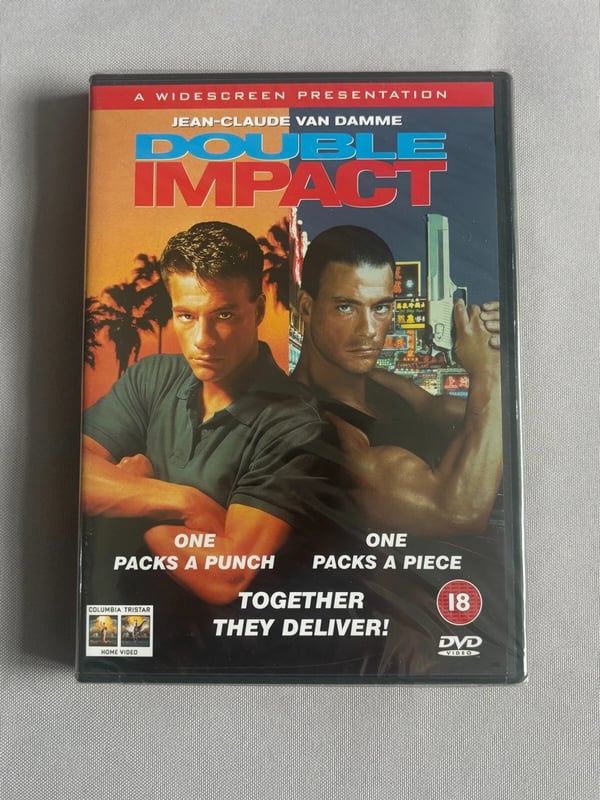 Double Impact DVD Jean Claude Van Damme Brand New