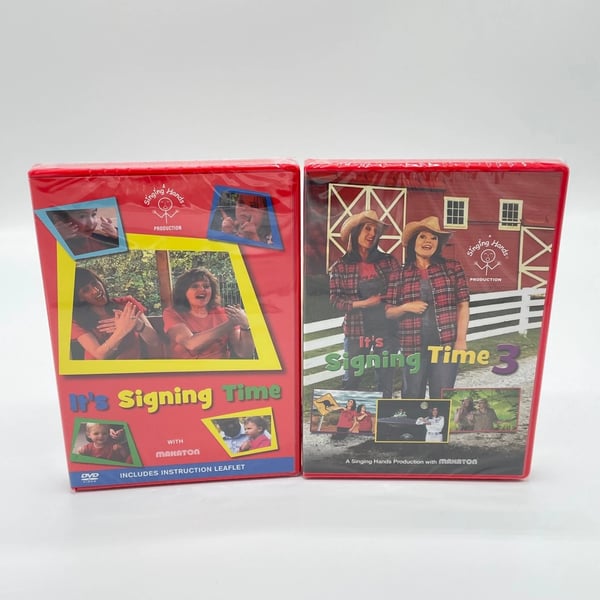 It's Signing Time 1 & 3 Makaton: Kieliohjelma DVD:llä