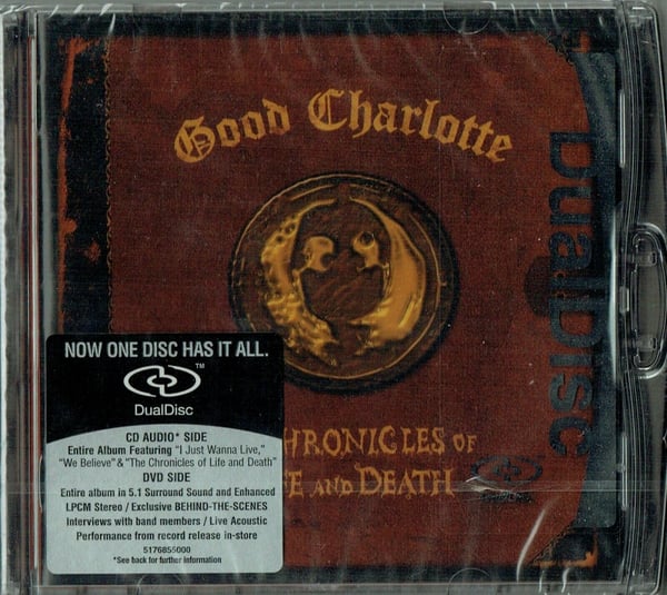 GOOD CHARLOTTE - CD / DVD - Chronicles Of Life & Death (Dual Disc) Brand New